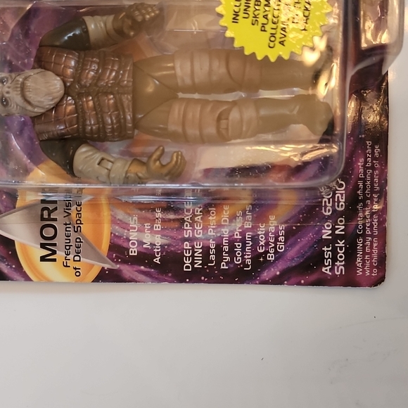 New Vintage 1993 Morn Star Trek Deep Space Nine Action Figure Toy - Picture 2 of 5
